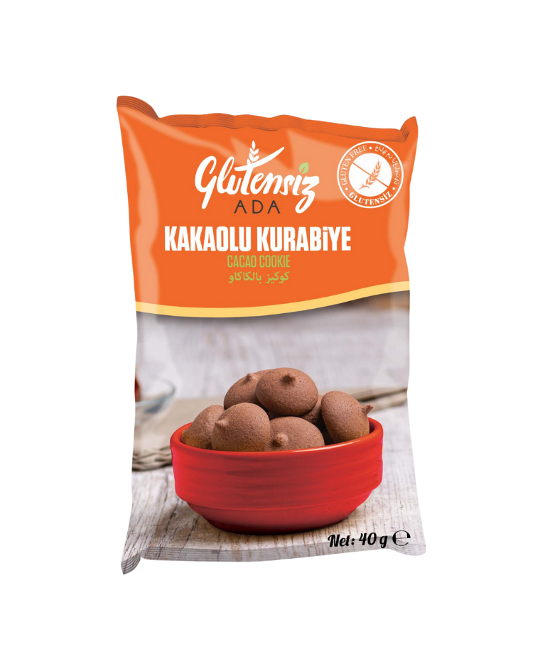 GLUTENSİZ ADA KAKAOLU KURABİYE 40 GR