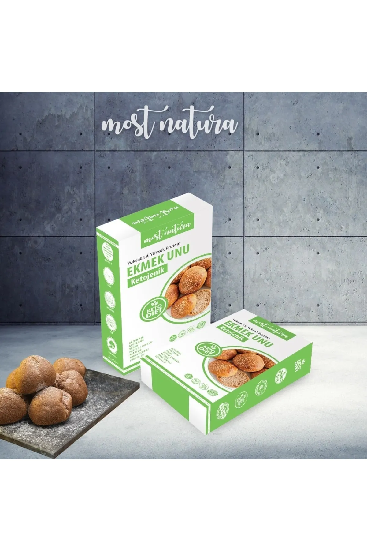 MOST NATURA KETOJENİK EKMEK UNU 160 G