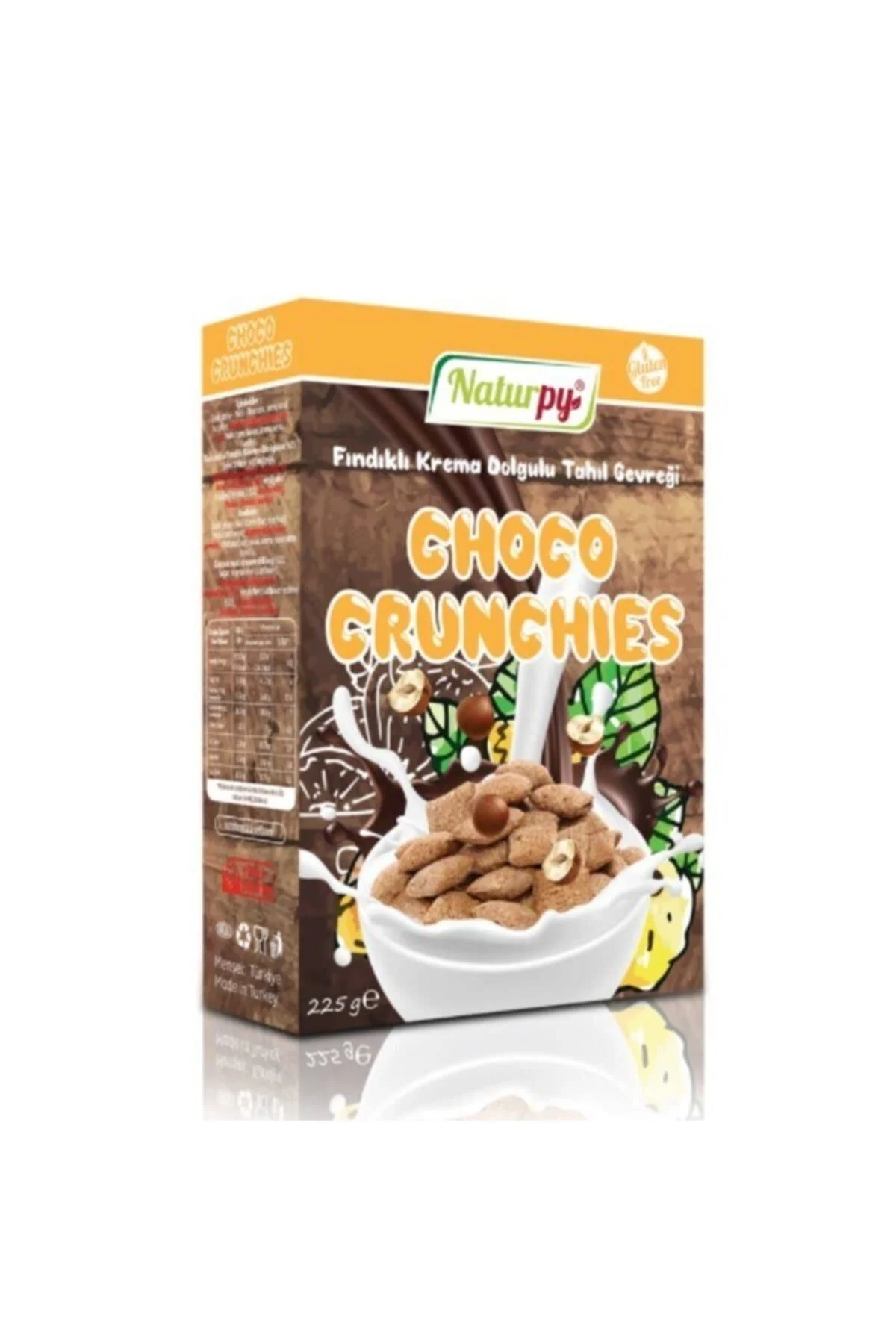 NATURPY FINDIKLI KREMA DOLGULU TAHIL GEVREĞİ 225 GR