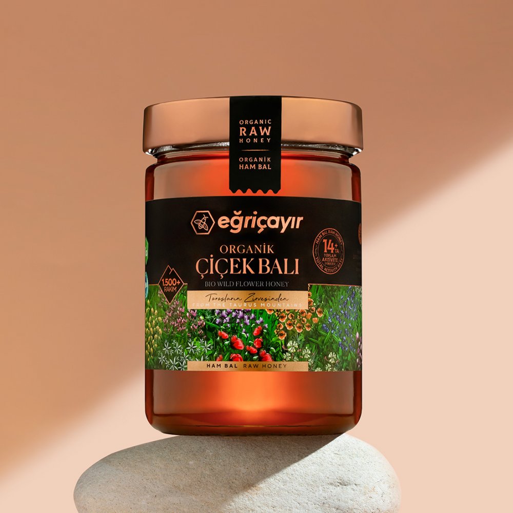 EĞRİÇAYIR ORGANİK ÇİÇEK BALI 850G