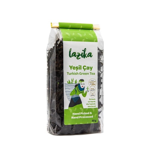 LAZİKA EL YAPIMI YEŞİL ÇAY 50 G