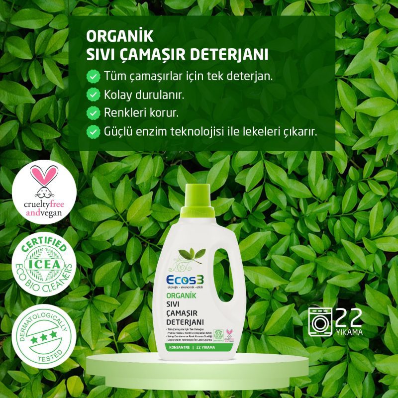 ECOS3 ULT. KON.SIVI ÇAMAŞIR DETERJAN 750 ML