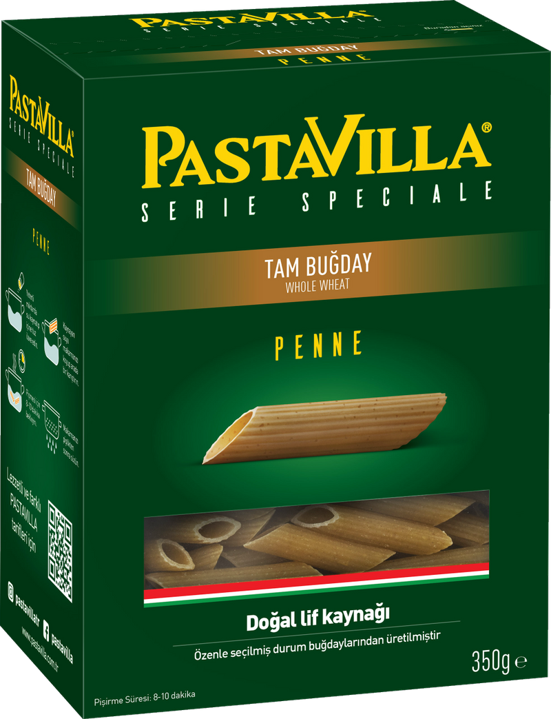 PASTAVILLA TAM BUGDAY KALEM  MAKARNA 500 G