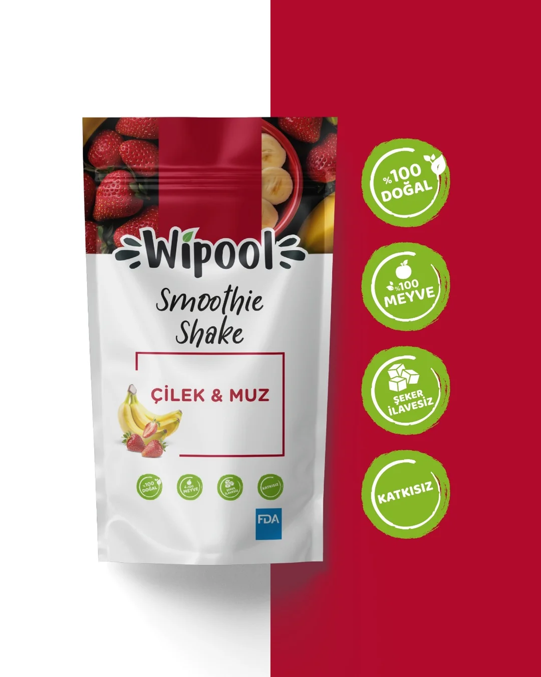 WIPOOL SMOOTHIE SHAKE ÇILEK