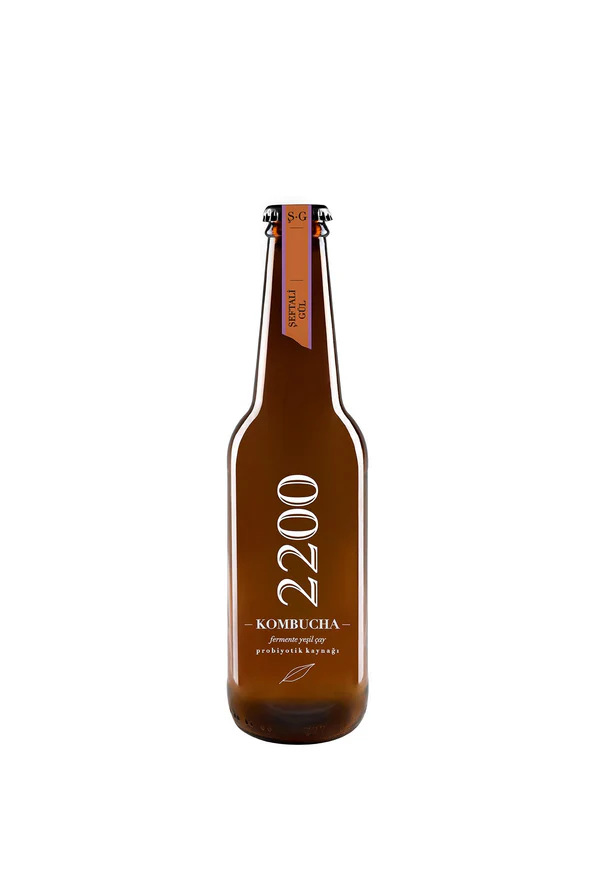 KOMBUCHA 2200 ŞEFTALİ GÜL 330 ML