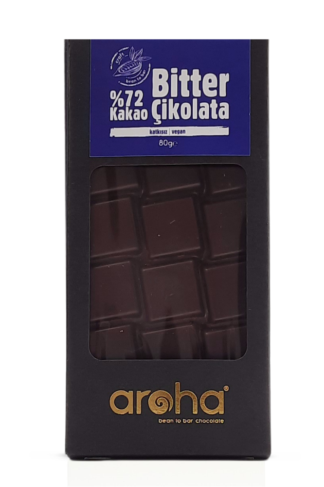 AROHA %72 KAKAO BİTTER ÇİKOLATA
