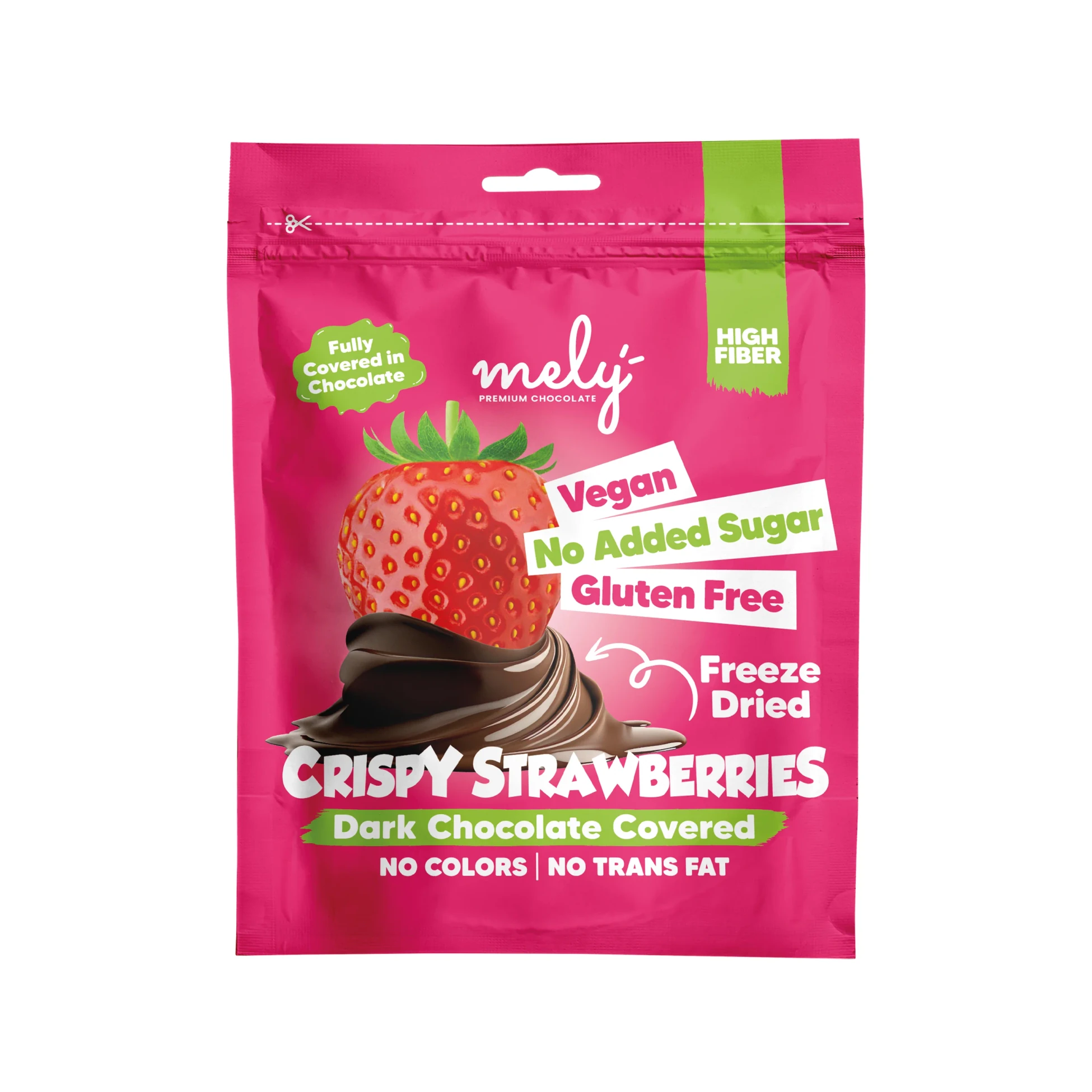 MELY ÇİLEKLİ ÇİKOLATA 50GR