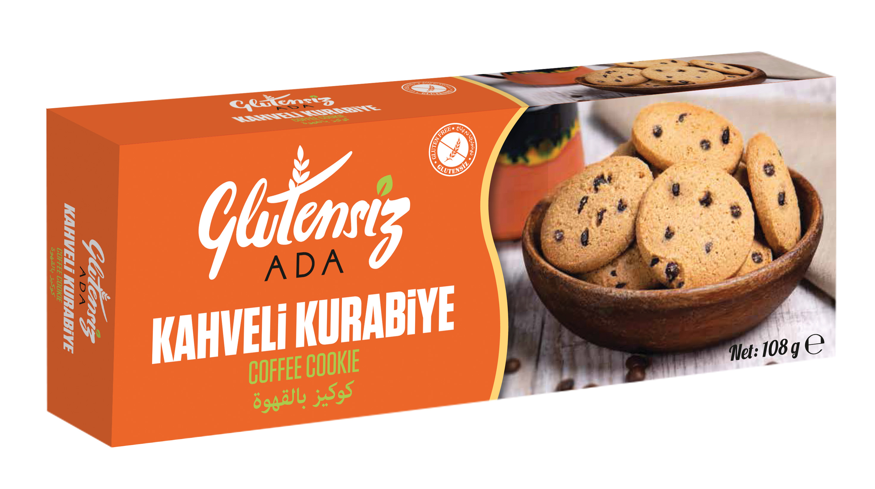 GLUTENSİZ ADA KAHVELİ KURABİYE