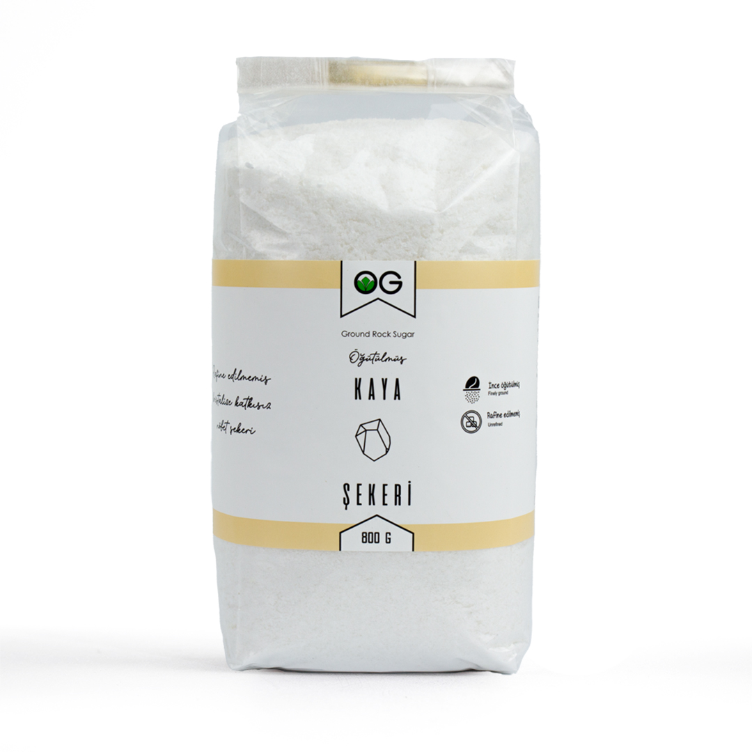 OG ÖĞÜTÜLMÜŞ KAYA ŞEKERİ 800 GR