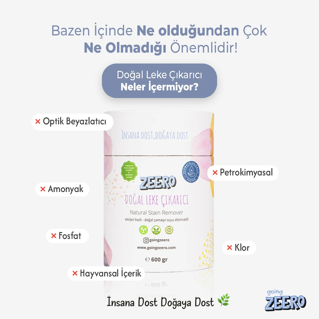 ZEERO DOĞAL LEKE ÇIKARICI KUTU