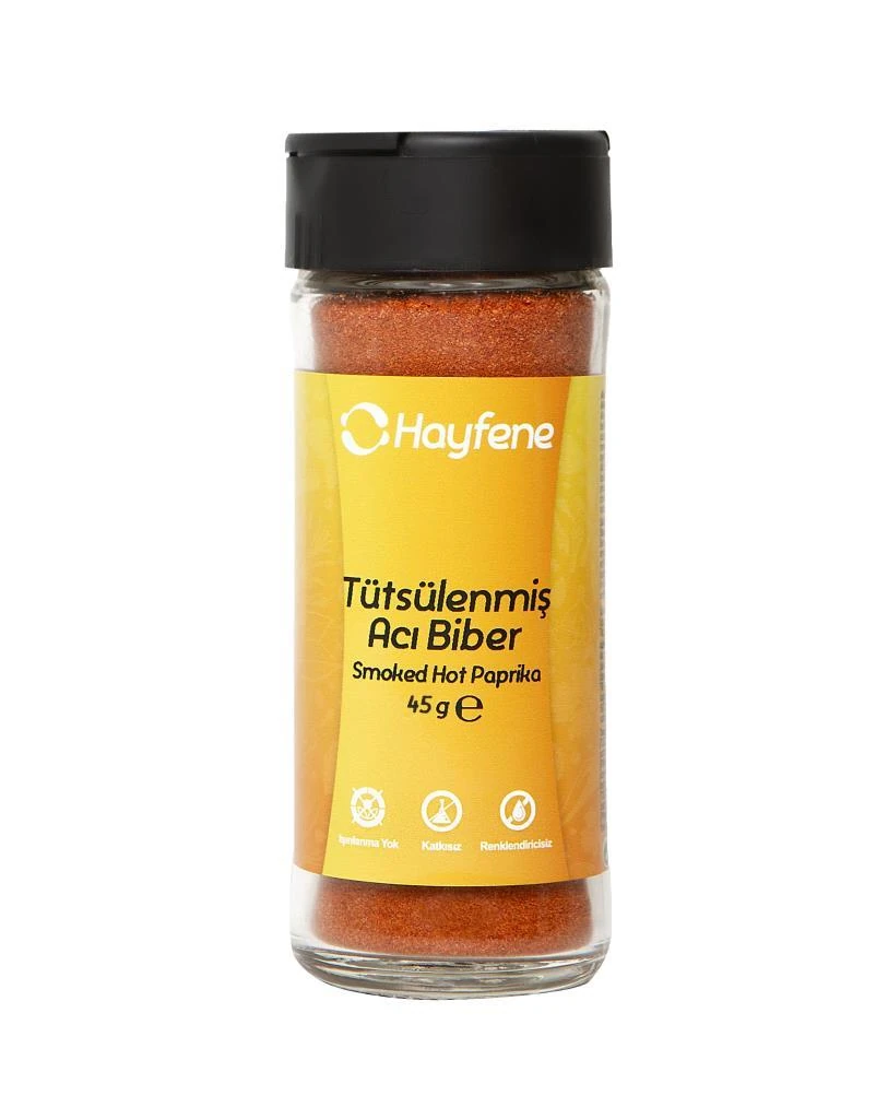 HAYFENE TÜTSÜLENMİŞ ACI KIRMIZI BİBER 45GR