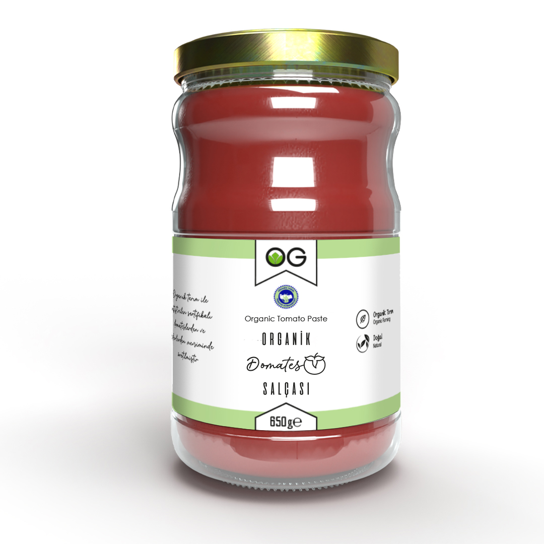 OG ORGANİK DOMATES SALÇASI 650 GR