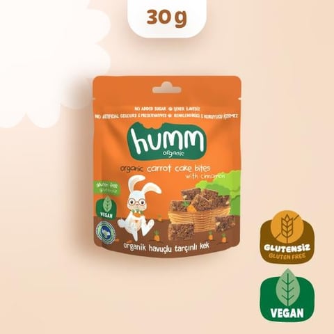 HUMM ORGANİK HAVUÇLU TARÇINLI KEK