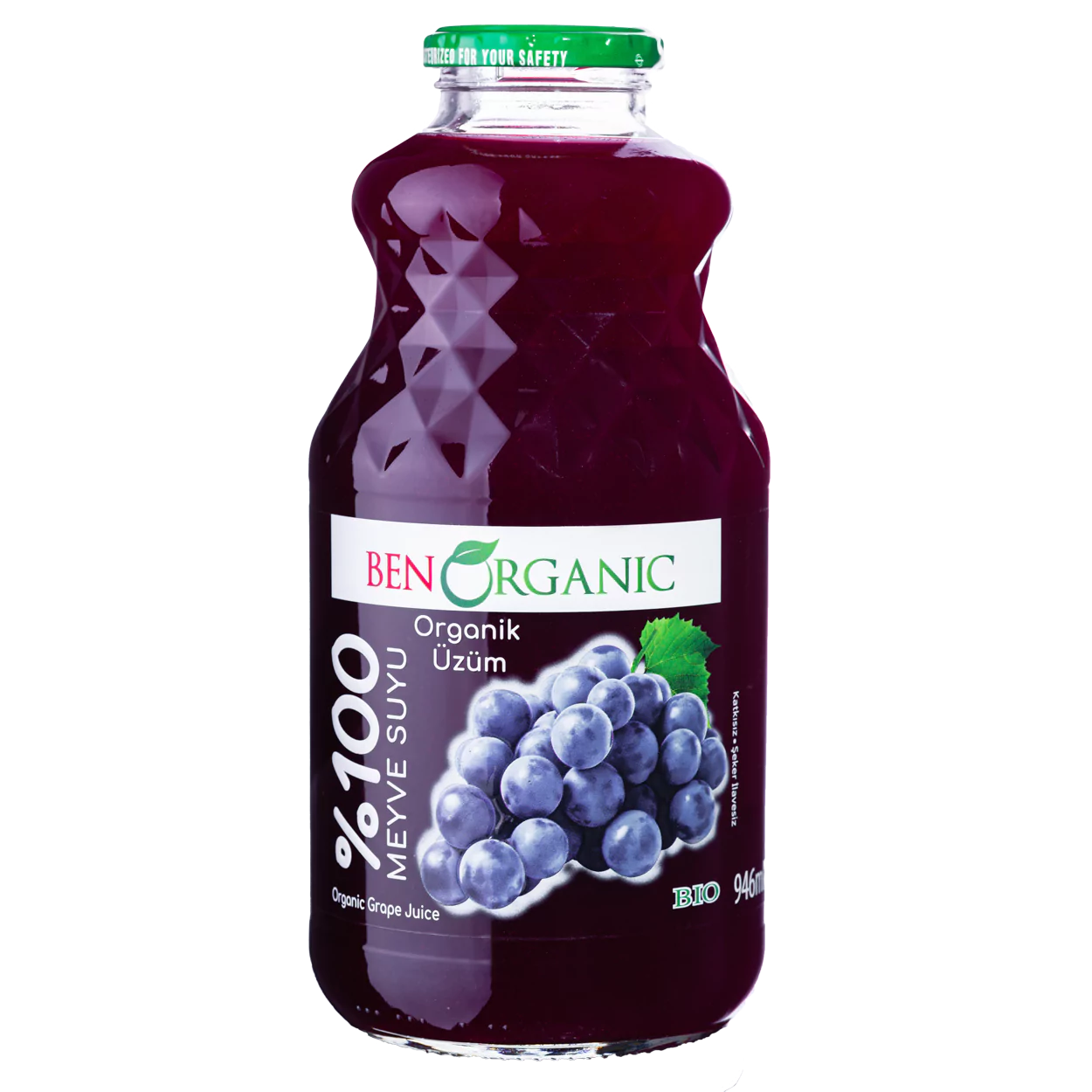 BENORGANIC ÜZÜM SUYU 950ML