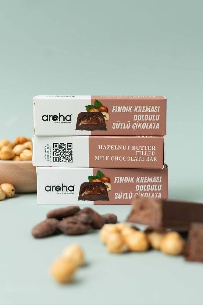 AROHA FINDIK DOLGULU SÜTLÜ ÇİKOLATA