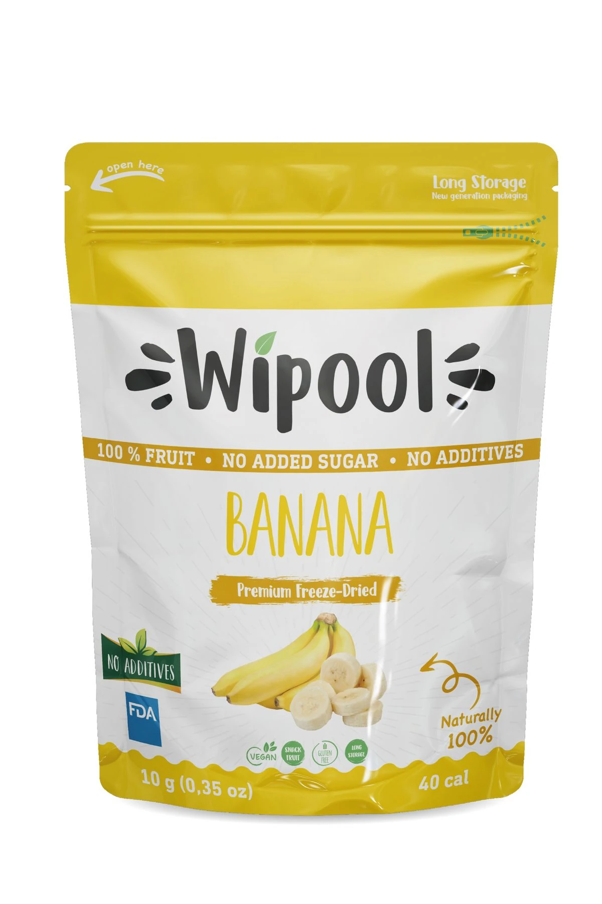 WİPOOL DONDURULARAK KURUTULMUŞ MUZ