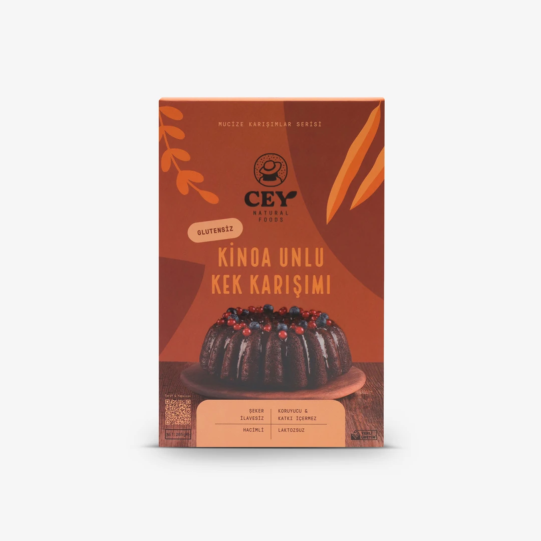 CEY NATURAL KİNOA UNLU KEK KARIŞIMI 265 G