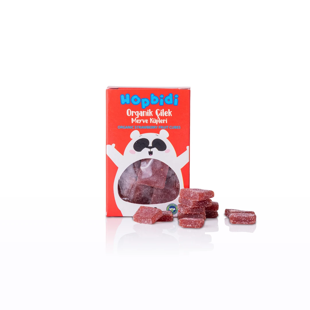OTS HOPBİDİ ORG. ÇİLEK MEYVE KÜPLERİ 25 GR