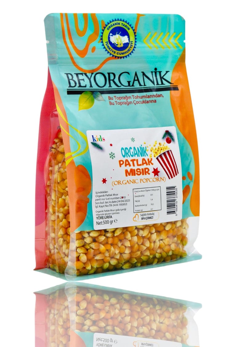 BEYORGANİK PATLAK MISIR 500G