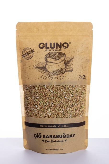 GLUNO 500GR ÇİĞ KARABUGDAY