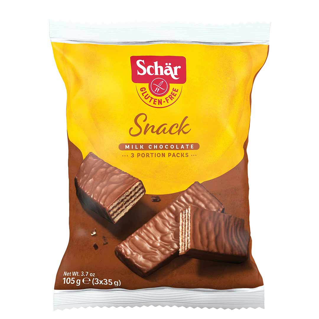 SCHAR GLUTENSİZ ÇİKOLATALI GOFRET 3*35GR