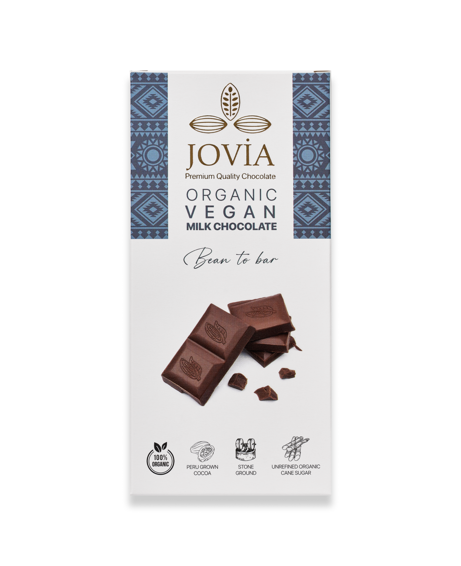 JOVİA ORGANİK VEGAN SÜTLÜ ÇİKOLATA85G