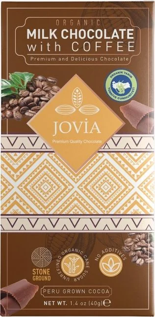 JOVİA SÜTLÜ ÇİKOLATA KAHVELİ 40 GR