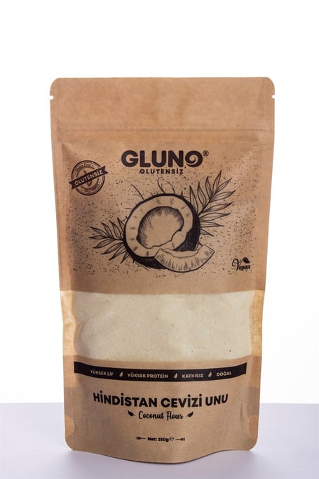 GLUNO GLUTENSİZHİNDİSTAN CEVİZİ UNU 250 GR