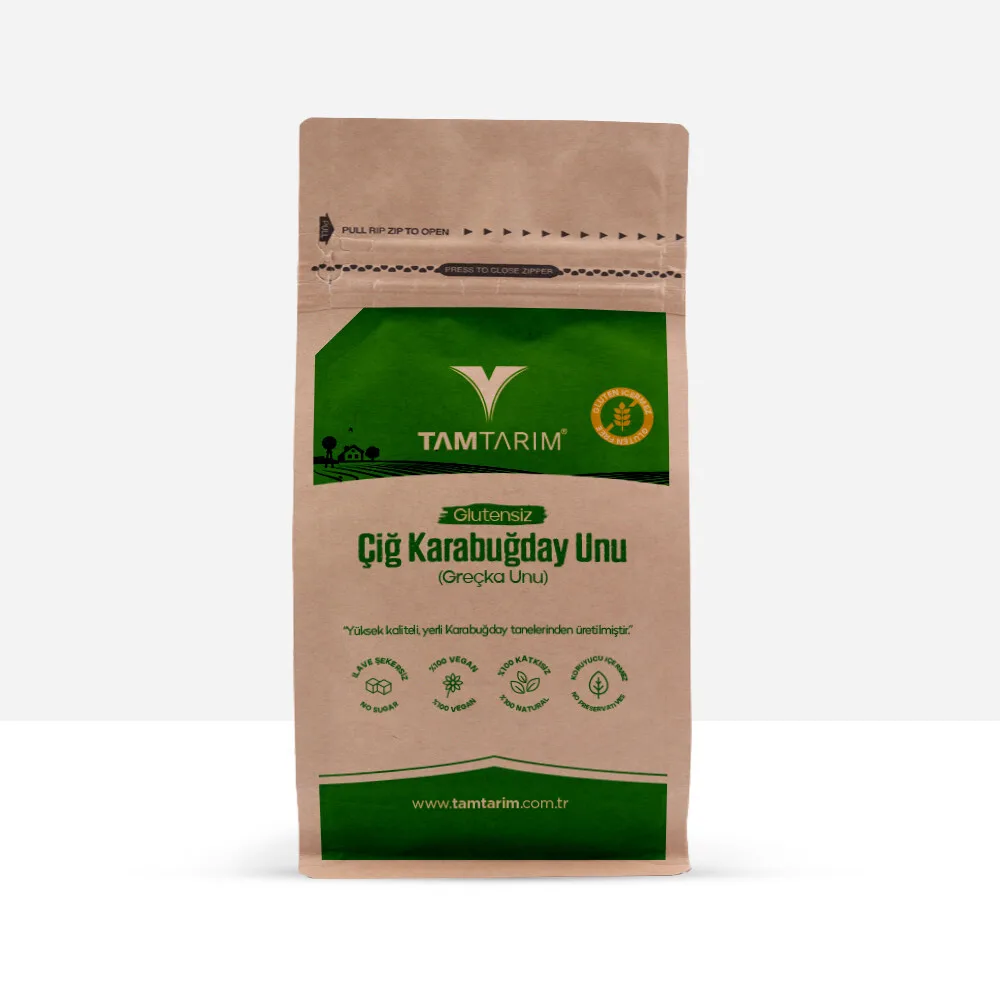 TAM TARIM ÇİĞ KARABUĞDAY UNU 1 KG