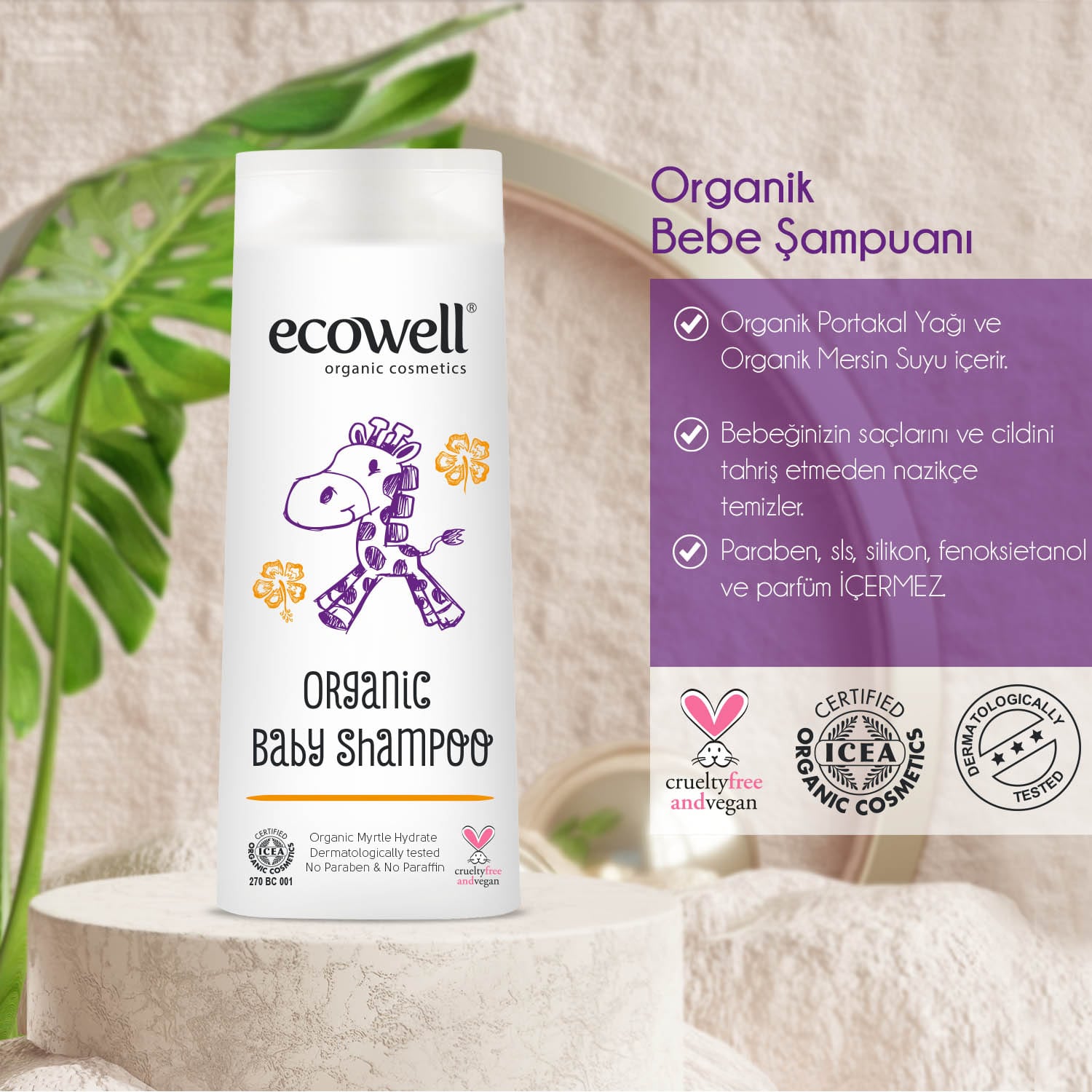 ECOWELL ORGANİC BABY SHAMPOO