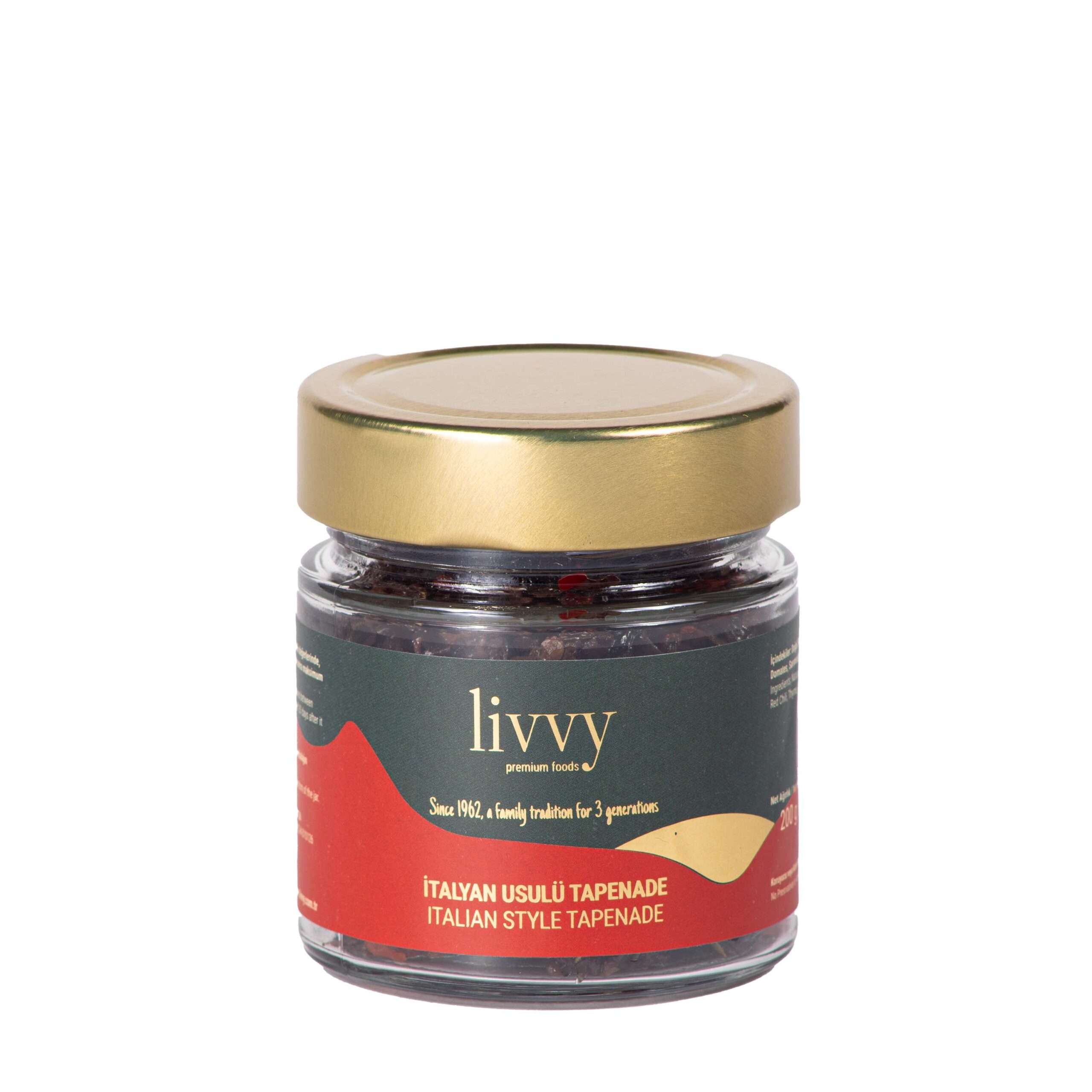 LİVVY İTALYAN USULÜ TAPENADE