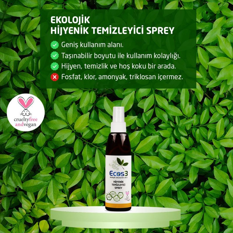 ECOS HİJYENİK TEMİZLEYİCİ SPREY