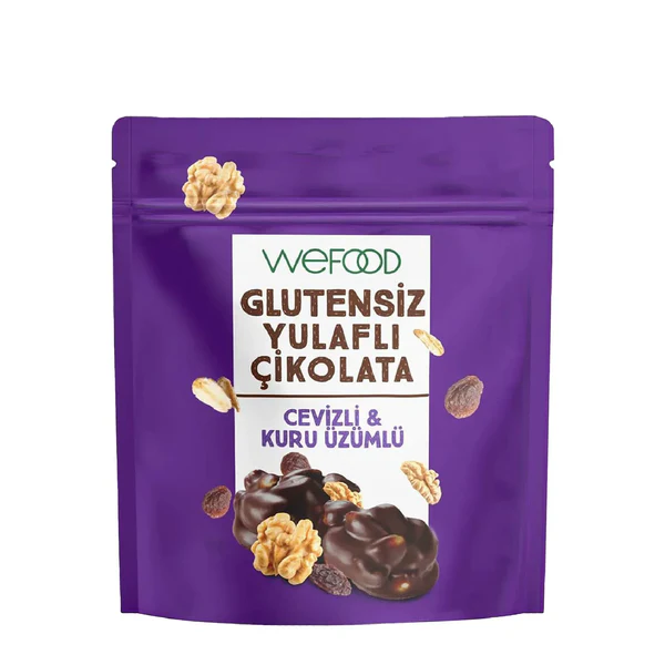 WEFOODD YULAFLI CEVİZLİ ÇİKOLATA 40GR