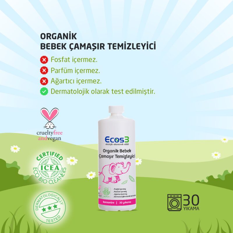 ECOS ORGANİK BEBEK ÇAMAŞIR TEMİZLEYİCİ